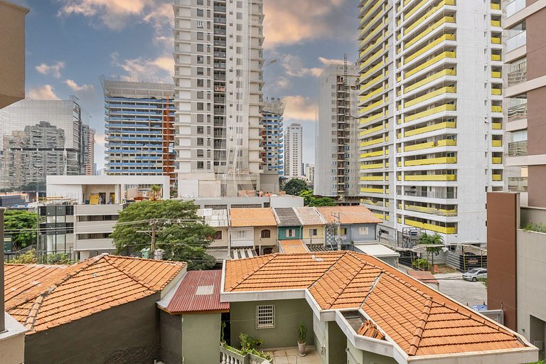 Viva São Paulo | Estúdio c/ Piscina e Mobilidade
