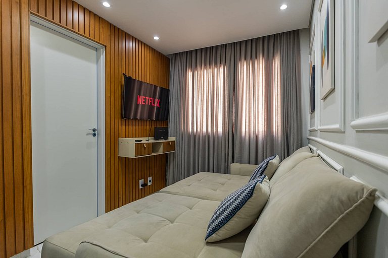 Barra Funda Apto p/3 | Próx. Nubank Parque e Metrô