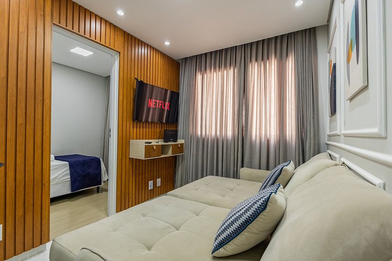 Barra Funda Apto p/3 | Próx. Nubank Parque e Metrô