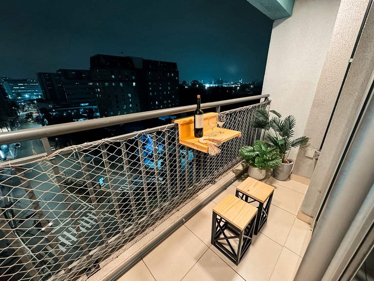 Belo Estúdio Aconchegante Eventos Metrô e Garagem