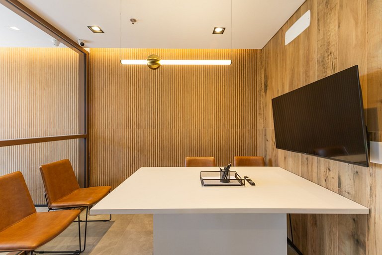 Estúdio Vila Mariana  Metrô, Academia e Coworking