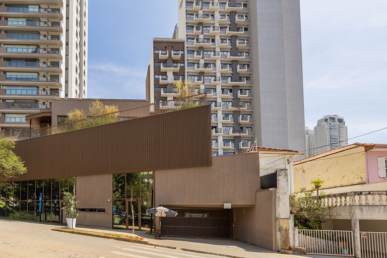Estúdio Vila Mariana  Metrô, Academia e Coworking